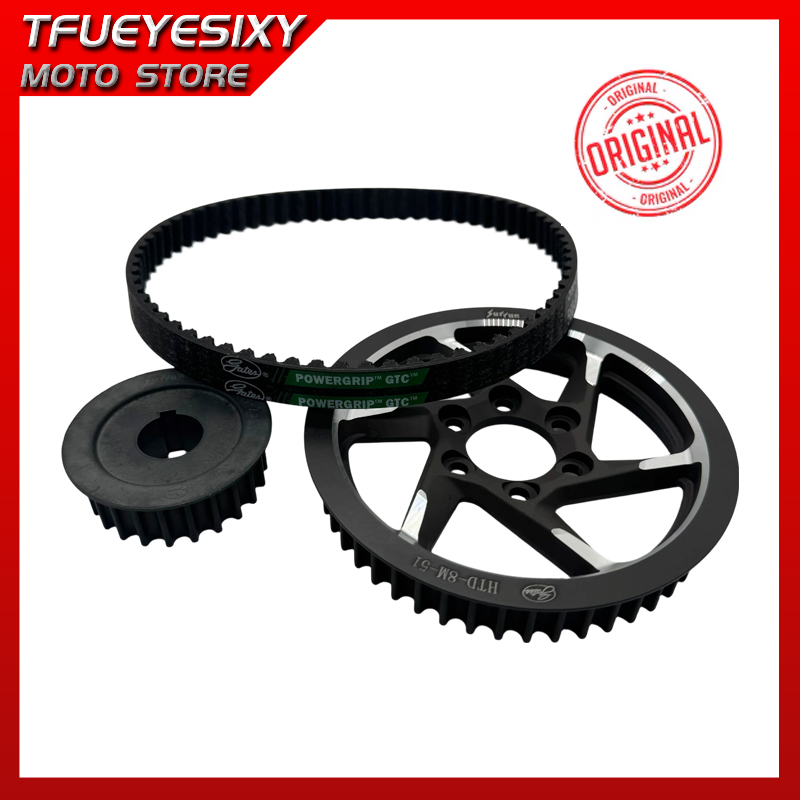 Bike Light Front Rear - TFUEYESIXY Kit Original de Correa de