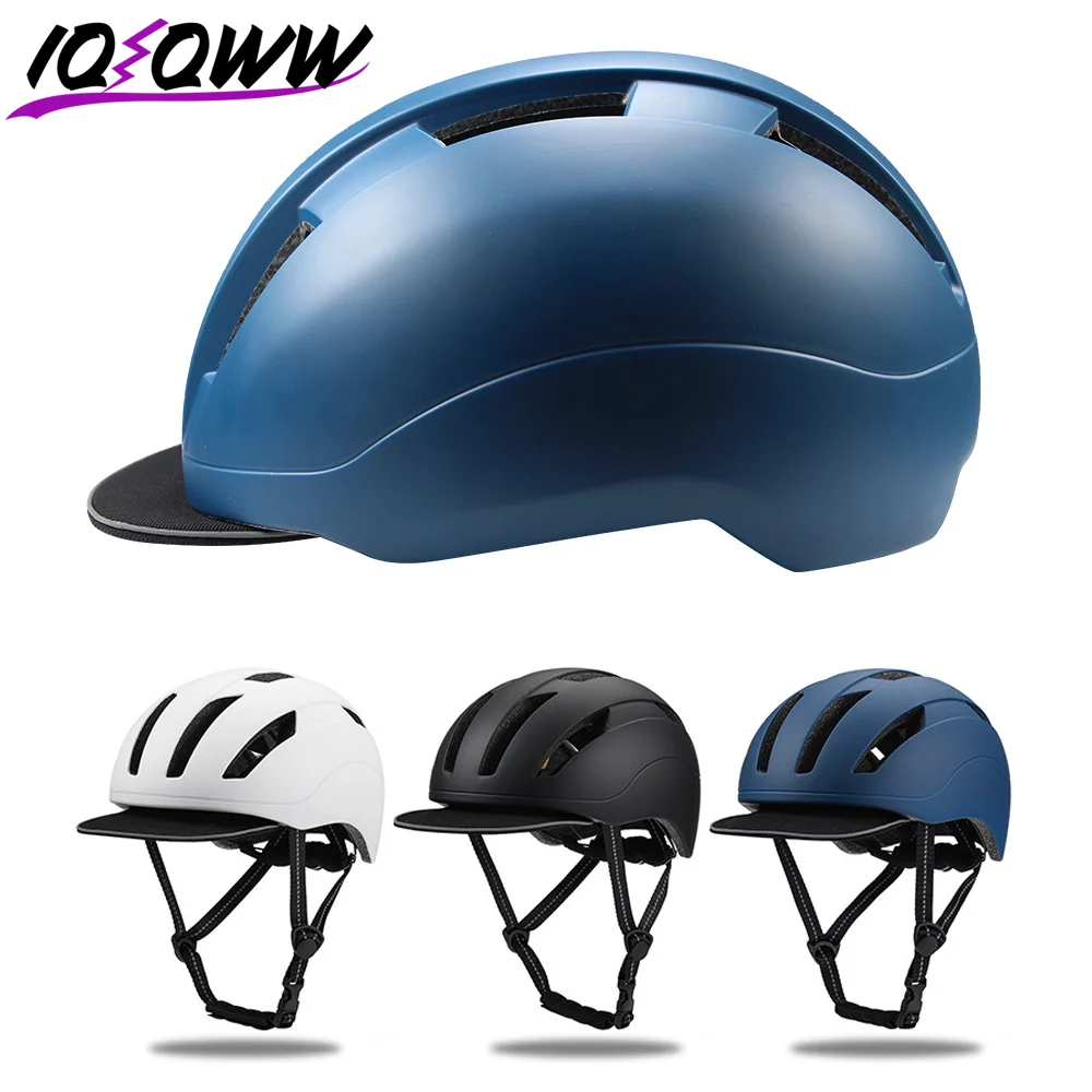Commute Cycling Helmet - Casco de bicicleta ajustable para adultos,