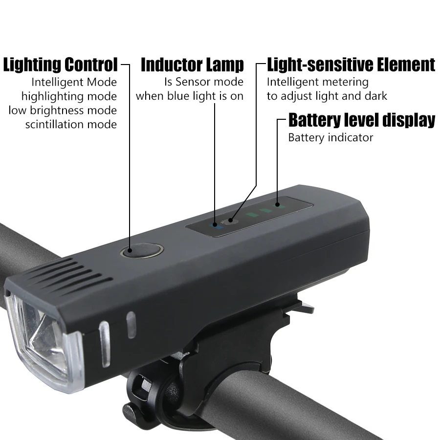 Juego de luces navideñas para  - Bike Light Front Rear reseña y precio