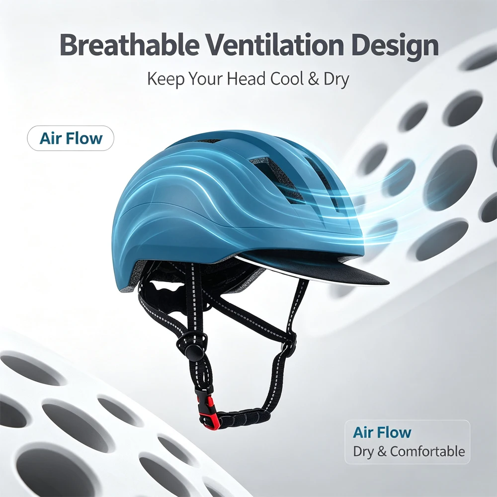 Casco de bicicleta ajustable p - Commute Cycling Helmet reseña y precio
